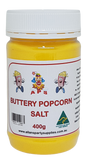 250g Butter Popcorn Salt, with Stainless Steel Salt Shaker, Cinema Quality Popcorn Salt,