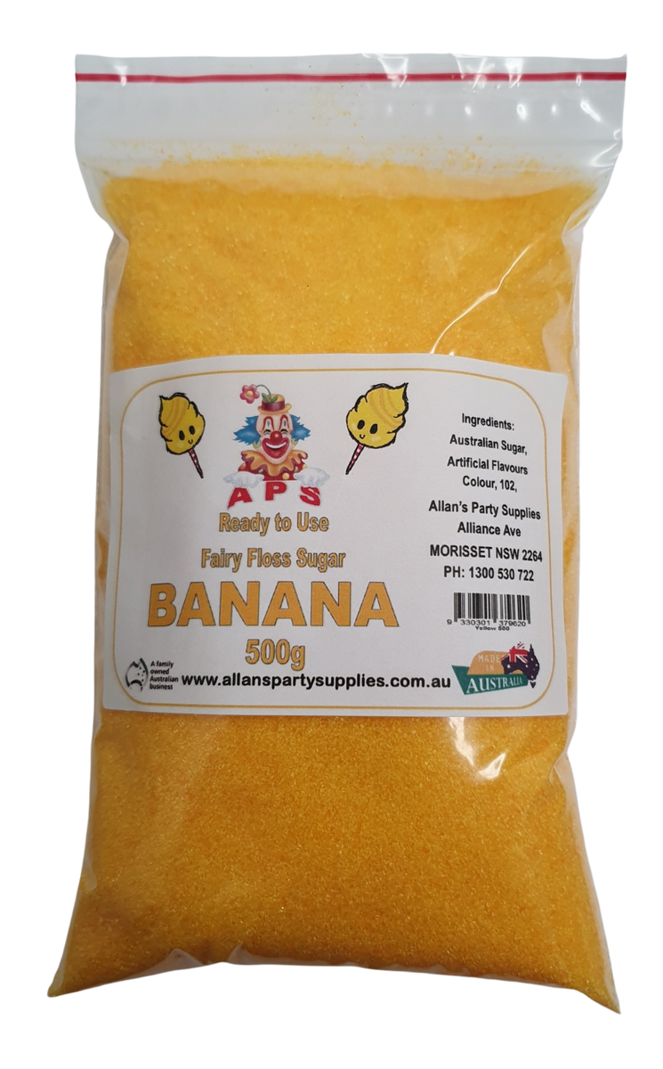 4 x 500g bags Fairy Floss Sugar Ready to Use, 4 Flavours, You Choose Y