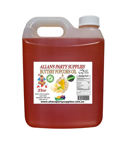 #2 APS, 2lt Buttery Popcorn Oil