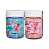 Vanilla Pink & Blue Raspberry Fairy Floss Concentrated Sugar – 2x150g | Makes 4kg | 200+ Serves