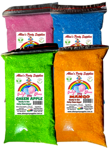 #2 APS, 4 x 500g bags Fairy Floss Sugar Ready to Use, 4 Flavours, You Choose Your Flavours