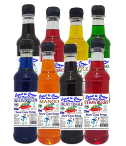 #2 Coast to Coast Gold Medal Syrups, 8 x 375ml Premium Snow Cone Syrup