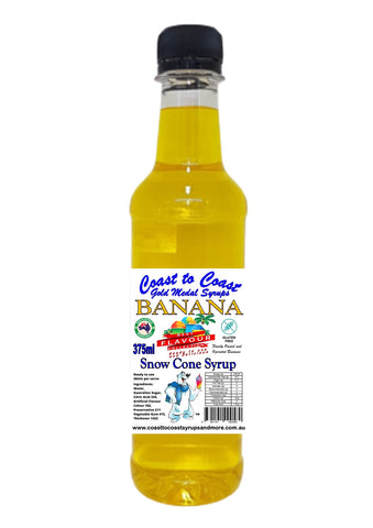 #2 Coast to Coast Gold Medal Syrups, 375ml Premium Snow Cone Syrups