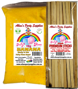 #3 APS, Fairy Floss Sugar & Sticks 50 Serve Kit, Vanilla Pink, With Over 35plus Flavours