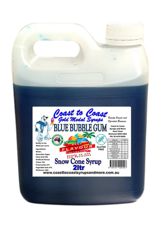 #5 COAST TO COAST GOLD MEDAL SYRUPS, 2LTR PREMIUM SNOW CONE SYRUP
