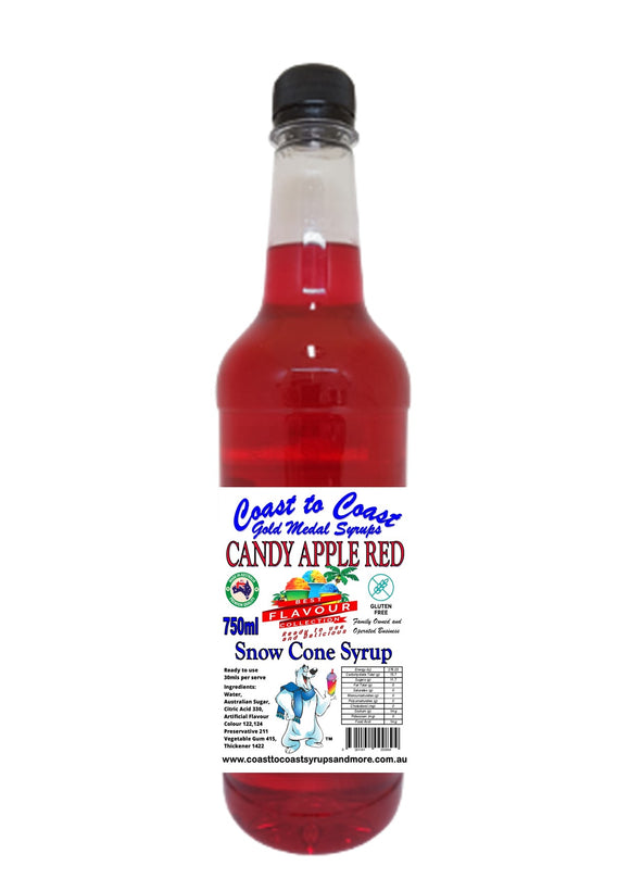 #3 Coast to Coast Gold Medal Syrups 750ml Premium Snow Cone Syrups