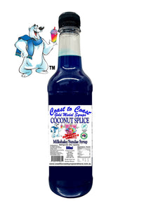 Coconut Splice, Milkshake/Sundae Syrup, 500ml Coast to Coast Gold Medal Syrups©