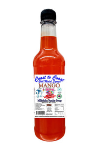Mango, Milkshake/Sundae Syrup, 500ml Coast to Coast Gold Medal Syrups©