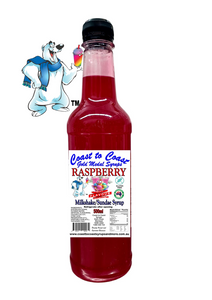 Raspberry, Milkshake/Sundae Syrup, 500ml Coast to Coast Gold Medal Syrups©