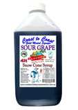 #6, New Sour Range, Coast to Coast Gold Medal Syrups, 4ltr Sour Flavoured Snow Cone Syrups