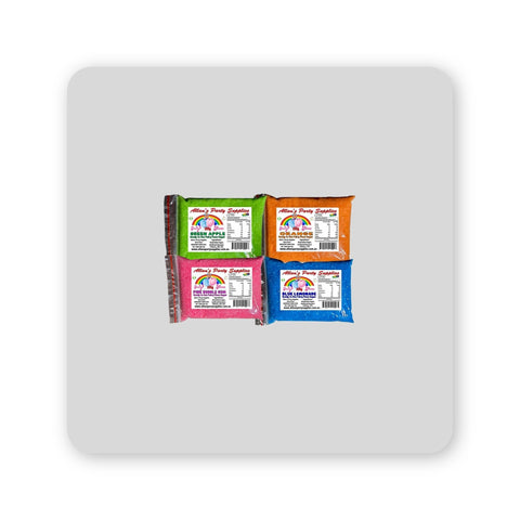 #1 APS, Express Post 4 x 150g Bags, Fairy Floss Sugar, Ready 2 Use, Assorted Flavours