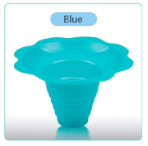 #7 Snow Cone Cups, 20pk Snow Cone/Ice Cream Flower Cups,