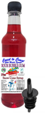 #2 New Sour Range, Coast to Coast Gold Medal Syrups 375ml Snow Cone Syrups with Bottle Pourer