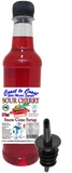 #2 New Sour Range, Coast to Coast Gold Medal Syrups, 4x375ml Snow Cone Syrups with Bottle Pourers