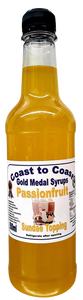 GOLD MEDAL PASSIONFRUIT FLAVOURED MILKSHAKE, SUNDAE TOPPING SYRUP 500ml