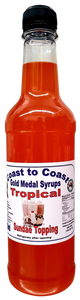 GOLD MEDAL TROPICAL FLAVOURED MILKSHAKE, SUNDAE TOPPING SYRUP 500ml