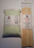 Fairy Floss 500g Sugar & 25 Sticks Serve Kit, Orange,Fairy Floss Machine,