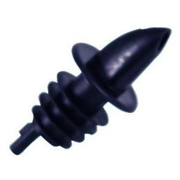 Free Flow 28mm Snow Cone Syrup Bottle Pourers Black Only