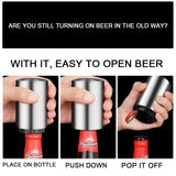 Hot sell magnetic Beer Bottle Opener, Silver