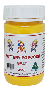 400g Butter Popcorn Salt, Cinema Quality Popcorn Salt,