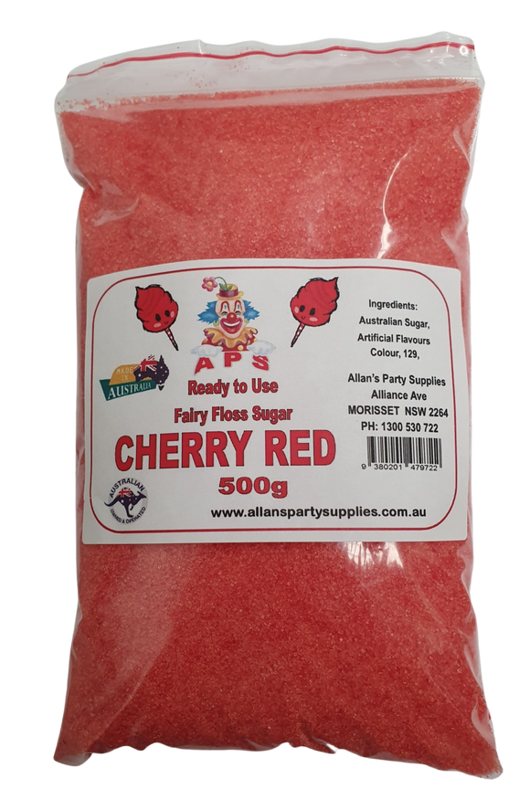 READY TO USE FAIRY FLOSS SUGAR 500G BAG, YOU CHOOSE YOUR FLAVOURS