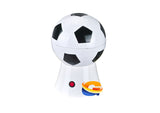 Soccer Ball Mini Hot Air Popcorn Machine, Easy To Use, Black & White